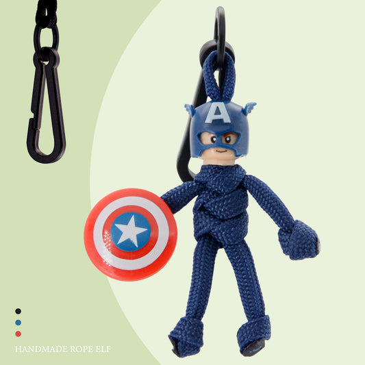 【Marvel series】Captain America, fight for freedom and justice-handmake keychain