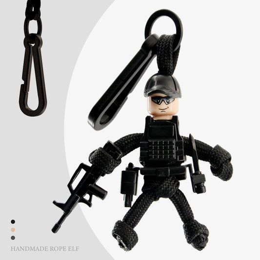 Pioneer SWAT police keychain