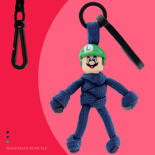 【super mario series】Luigi-handmake-keychain