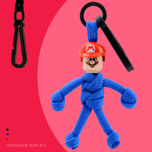 【super mario series】Mario-handmake-keychain