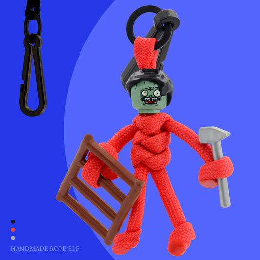 【Plants vs. Zombies series】Maintenance worker zombie handmake keychain